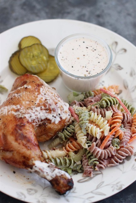 For classic Alabama barbecue only white sauce will do