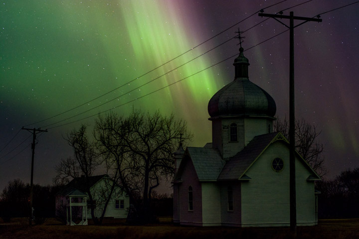 April 16: The northern lights near Saskatoon are pictured in this Your Saskatchewan photo.
