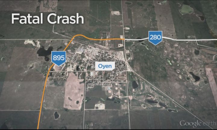 RCMP believe alcohol and speed were factors in a rollover that killed two men near Oyen Saturday morning.