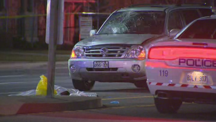  A male pedestrian is dead after being struck by a vehicle in Mississauga, Ont., on Monday night.

