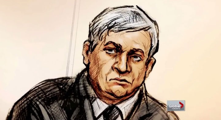 Peer Khairi is seen in a file courtroom sketch.