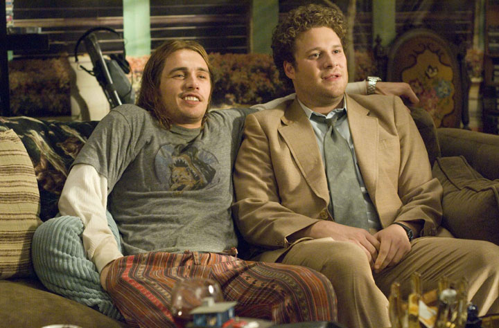James Franco and Seth Rogen in a scene from 'Pineapple Express.'.