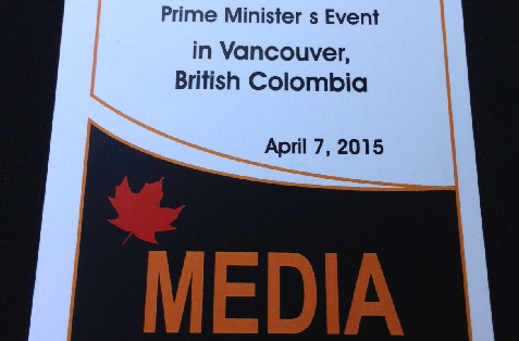 Prime Minister’s staff make an embarrassing gaffe on a visit to B.C. - image