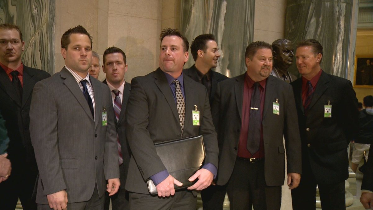 The Moose Jaw Firefighters Association was at the Saskatchewan legislature Thursday to pledge further support for keeping the hyperbaric chamber in the city. 
