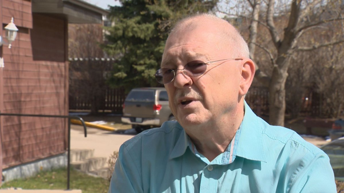 Peter Bowden is on suspension with pay from his job at a Saskatoon care home pending an investigation into complaints from co-workers and management.
