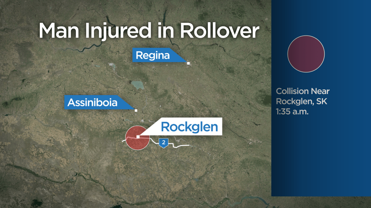 Assiniboia RCMP were called to the scene just south of Rockglen, Sask. (160 kilometres south of Moose Jaw) at 1:35 a.m.