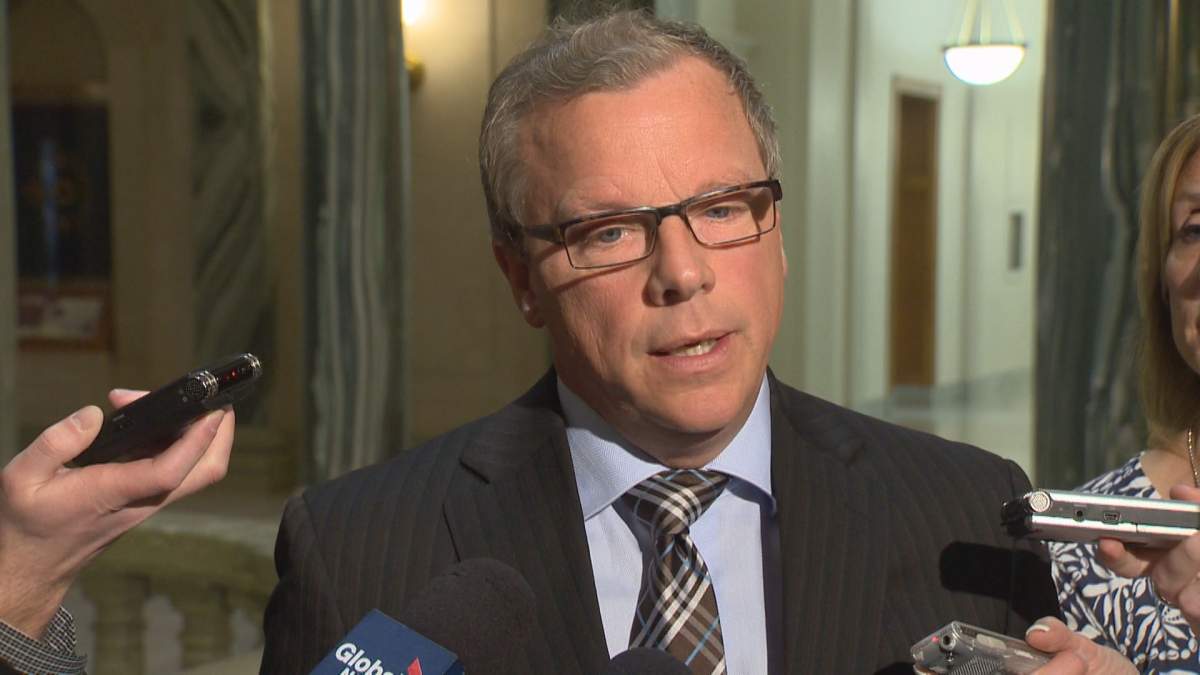Premier Brad Wall insisted Thursday the information provided about Bowden’s suspension was in the public interest.