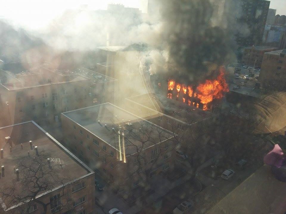 Hargrave Winnipeg fire