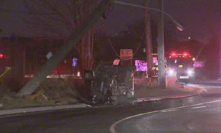 Single vehicle crash knocks out power in parts of Scarborough - image