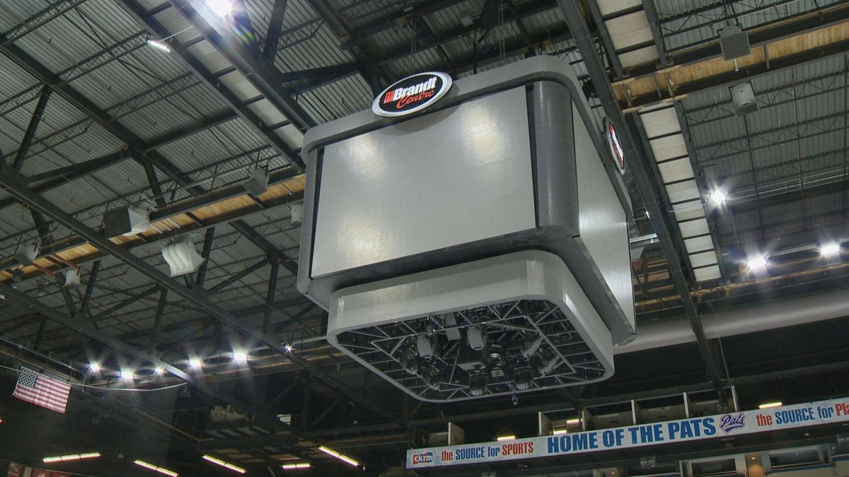 The cost of the new scoreboard and related renovations at the Brandt Centre was $1.5 million. 