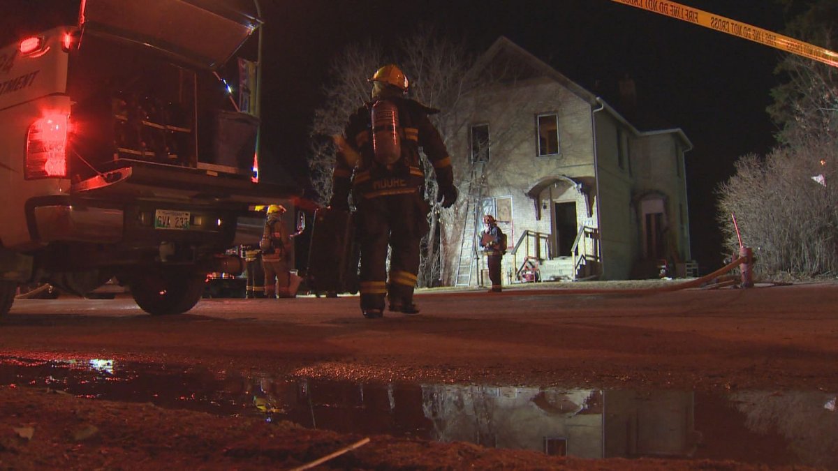 Early morning house fire in North End.