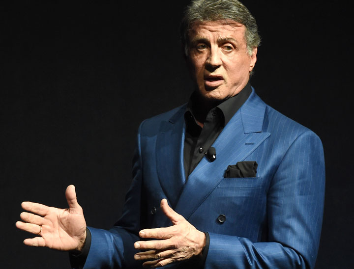 Sylvester Stallone, pictured on April 21, 2015.