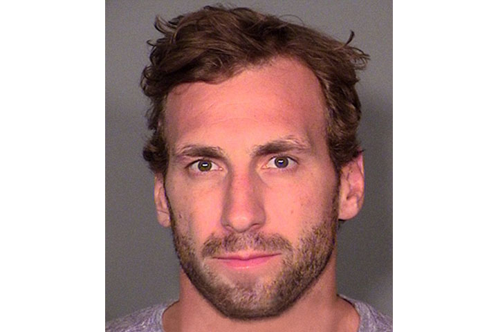 Jarret Stoll, pictured in his April 17, 2015 booking photo.