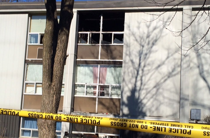 The fire broke out at 25 West Lodge Avenue, in the Lansdowne Avenue and Queen Street West area, around 4:00 p.m.