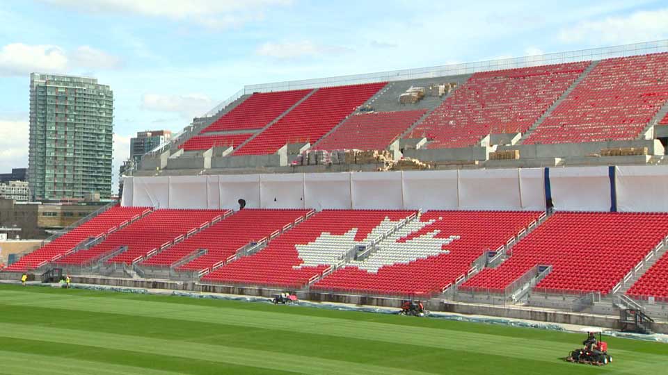 BMO Field construction