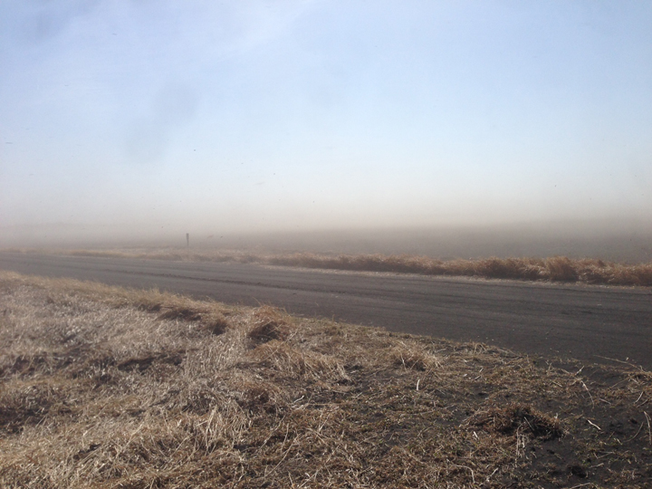 Wind Manitoba dust