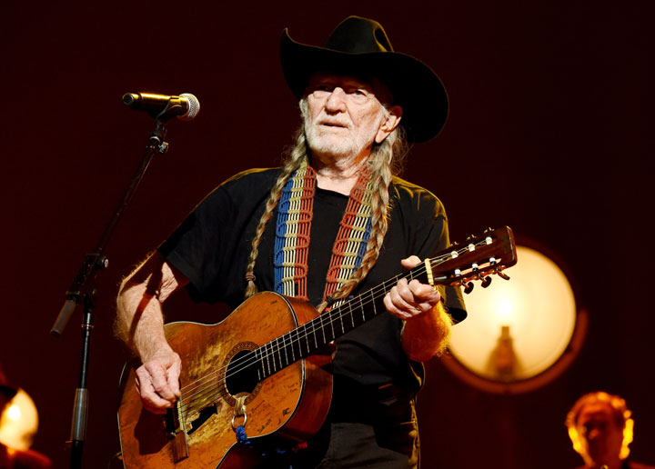 Willie Nelson, pictured in February 2015.