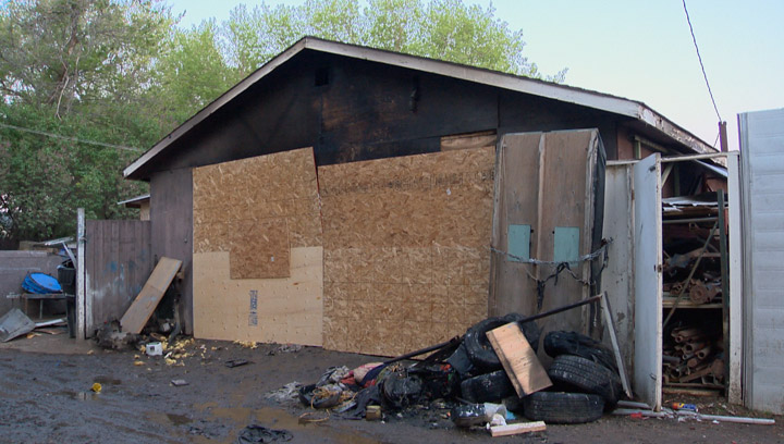 Saskatoon firefighters dealt with four overnight fires, including a garage fire at 1730 1st Avenue North.