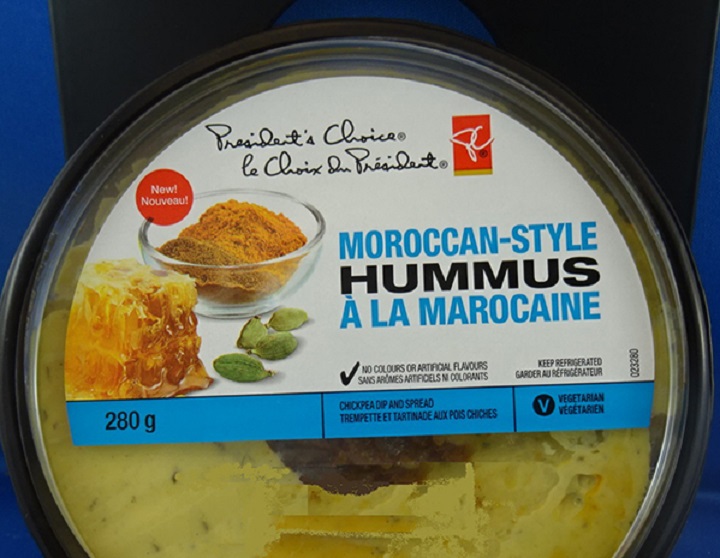 President's Choice - Moroccan-style hummus - 280 grams.