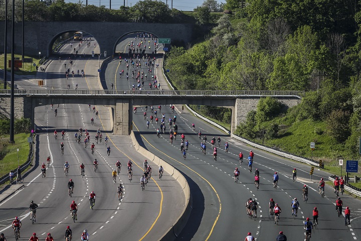 Road closure in effect for the DVP and Gardiner on Sunday.