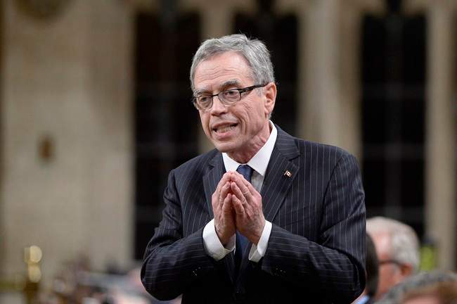 Finance Minister Joe Oliver in the House of Commons.