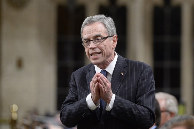 Finance Minister Joe Oliver in the House of Commons.