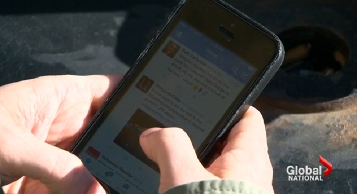 With technology in everyone’s pocket, Canadians have the ultimate weapon to combat police indecency: their smartphones. (Global National/Screenshot)