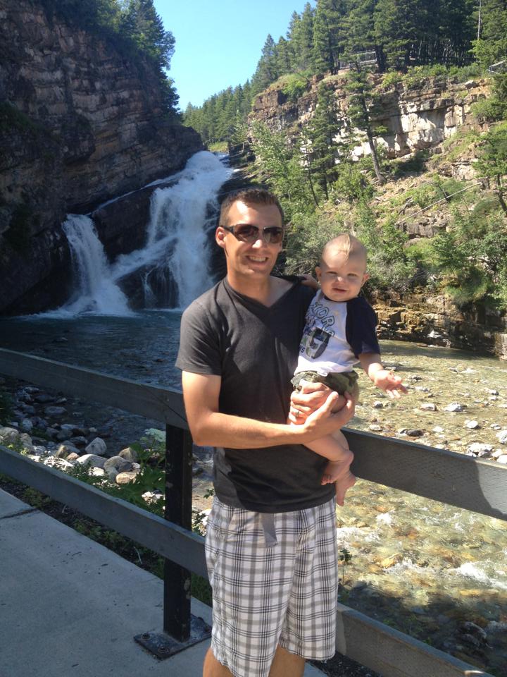 Paul and Bentley in Waterton Lakes National Park in 2013.