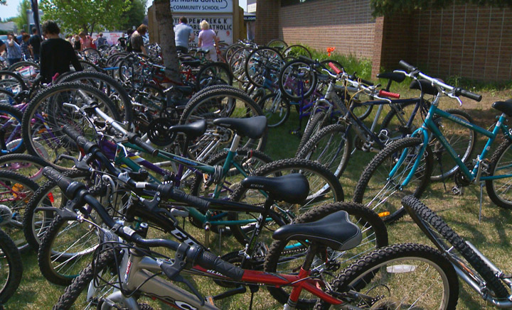 Over 250 kids now have a bicycle to roam around Saskatoon, thanks to Rock 102’s Bikes for Kids event.