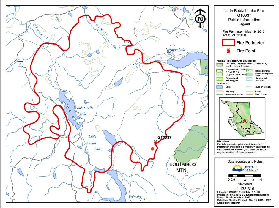 Crews starting to gain the upper hand over Little Bobtail Lake wildfire ...