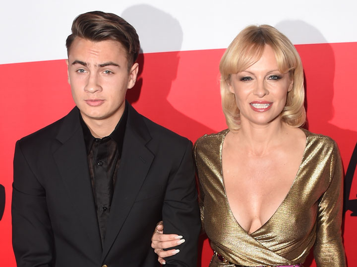 Brandon Lee and Pamela Anderson, pictured in March 2015.