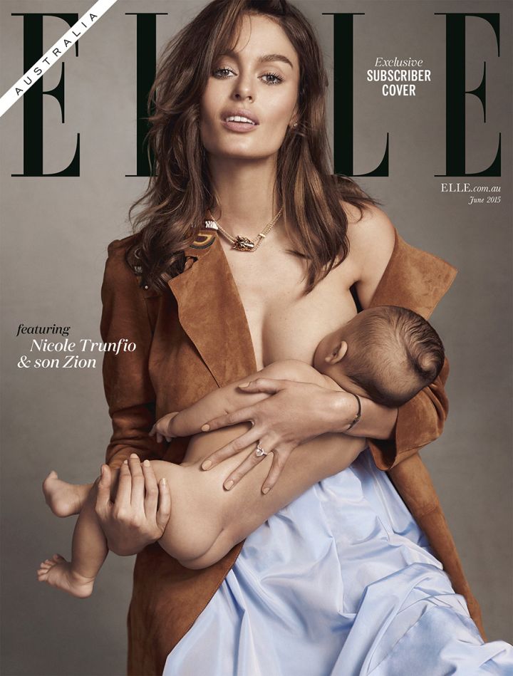Elle Australia editor speaks out on breastfeeding cover controversy - image