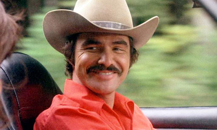 Burt Reynolds, pictured in a scene from 1977’s ‘Smokey and the Bandit.’