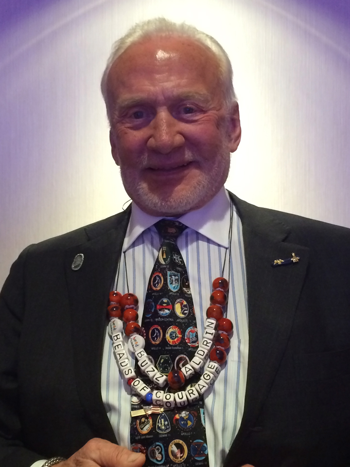 Buzz Aldrin, seen here at the International Space Development Conference in Toronto on May 22, 2015.