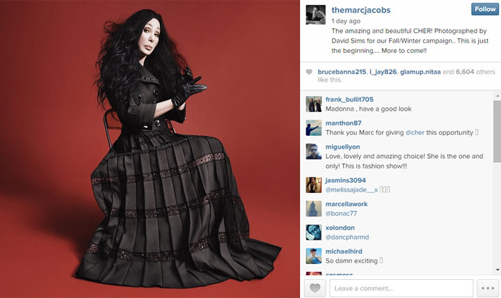 Cher unveiled as new face of Marc Jacobs - image