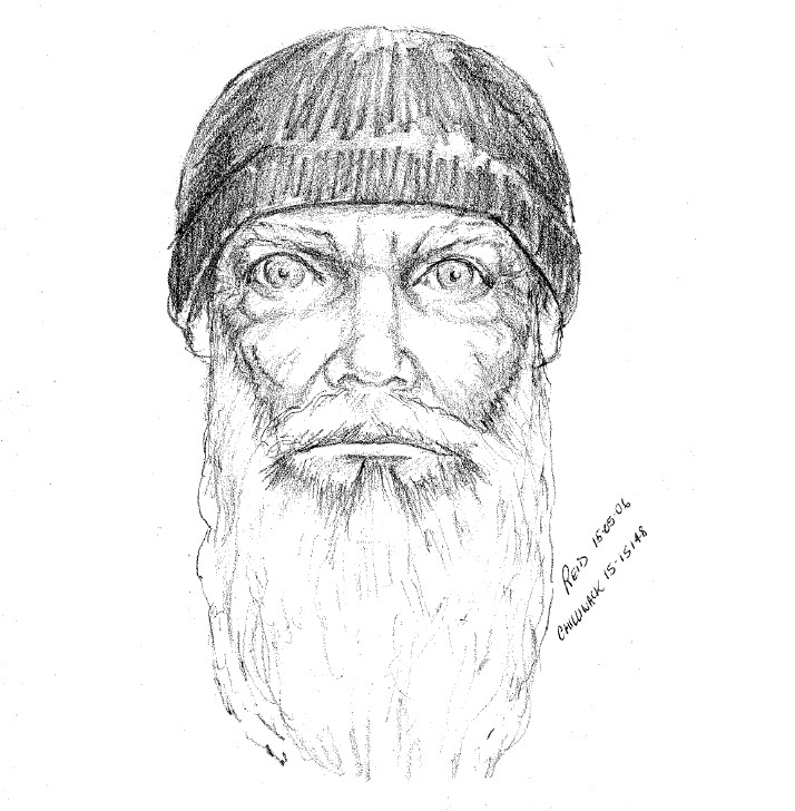 An artist sketch of a man accused on trying to lure a child with candy in Chilliwack on April 30, 2015.