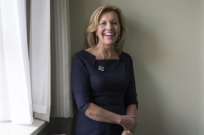 Ontario's new patient ombudsman Christine Elliott is photographed in her office at Queen's Park in Toronto on Monday, April 13, 2015.
