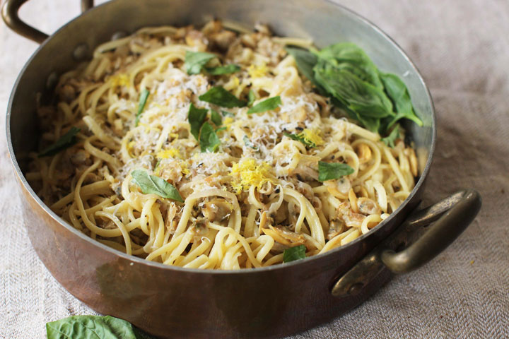 Clams in cream sauce - A welcoming taste of beach season