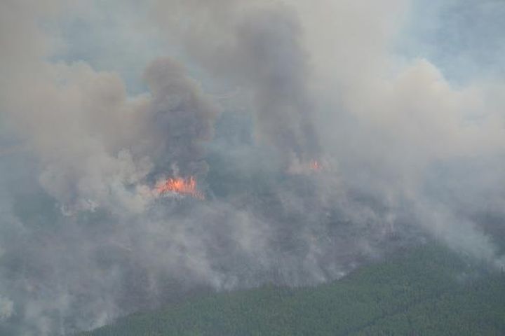 A look at the wildfire north of Cold Lake, Alberta on Wednesday, May 27, 2015.