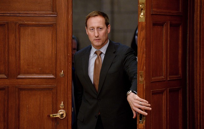 Justice Minister Peter MacKay appears at Commons committee on Parliament Hill in Ottawa on April 27, 2015. 