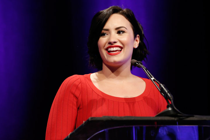 Demi Lovato, pictured in February 2015.