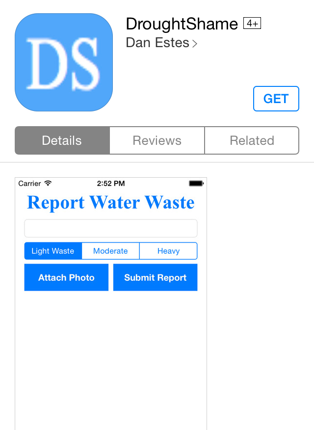 There’s even a drought-shaming app.