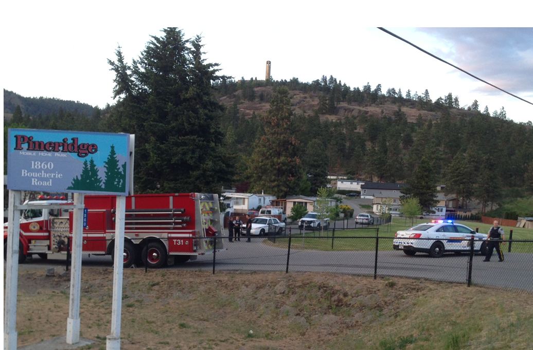 West Kelowna mobile home park evacuated after dynamite found - image