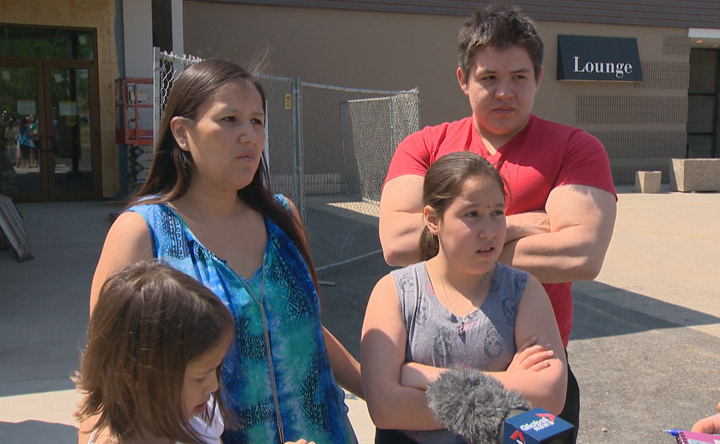 A Saskatoon family of eight now has a home after being displaced when 21 rooms at Northwoods Inn and Suites were closed by health inspectors.