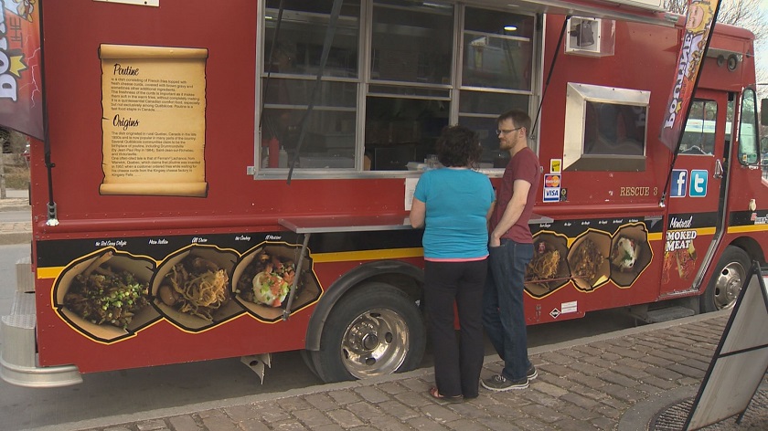 Poutine King, one of the 11 preselected food trucks chosen for The Forks' 'Food Truck Alley'.