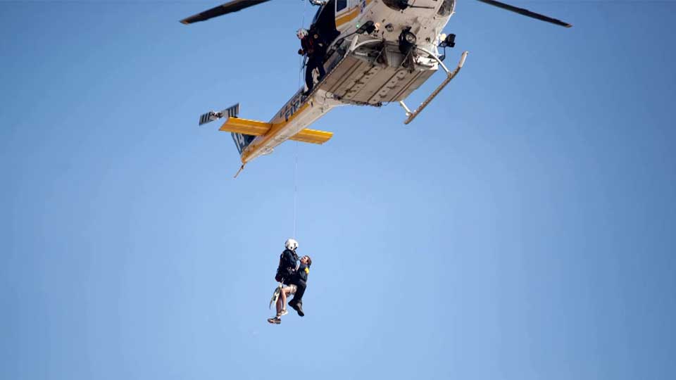 wedding crashed by helicopter