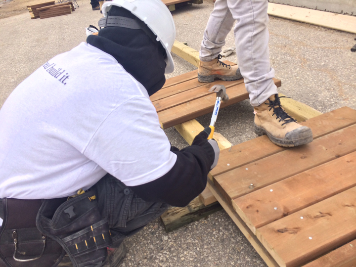 Habitat for Humanity Winnipeg high school student build