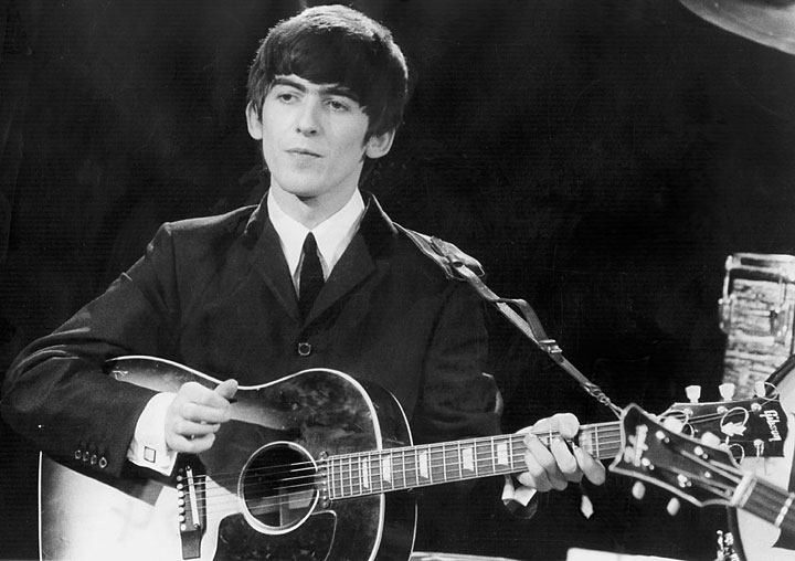George Harrison, pictured in December 1963.