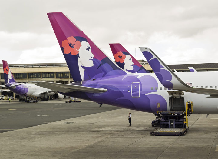A Hawaiian Airlines plane is seen in this file photo.