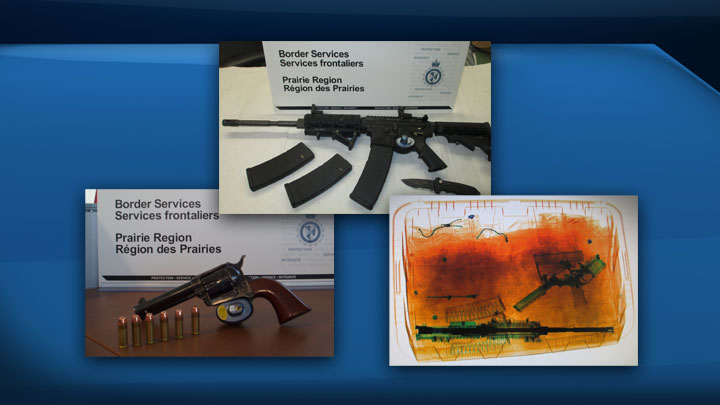 April marked another busy month for Saskatchewan Border Service Agents, who found child pornography on one man and stopped an American from bringing undeclared firearms into the country.